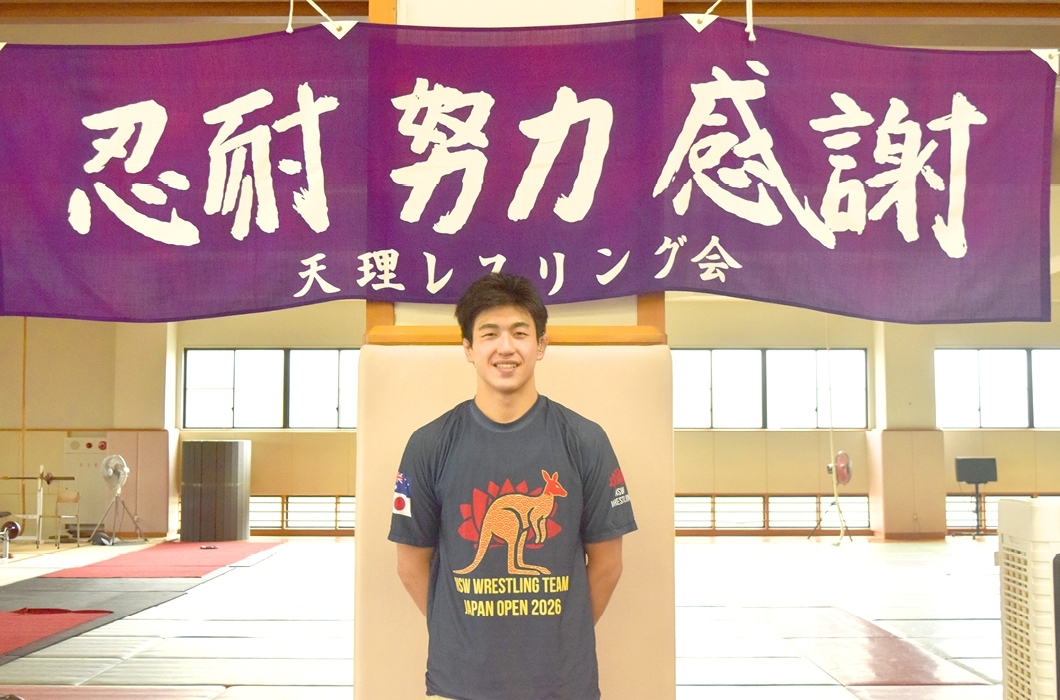 久米田　忠裕選手（レスリング）